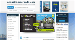 Desktop Screenshot of annuaire-emeraude.com