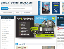 Tablet Screenshot of annuaire-emeraude.com